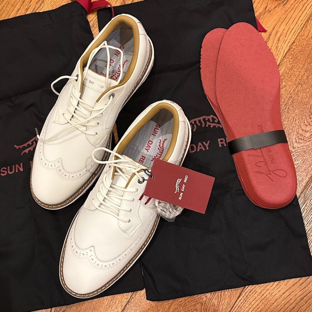 Sunday Red Golf Shoes Brand New